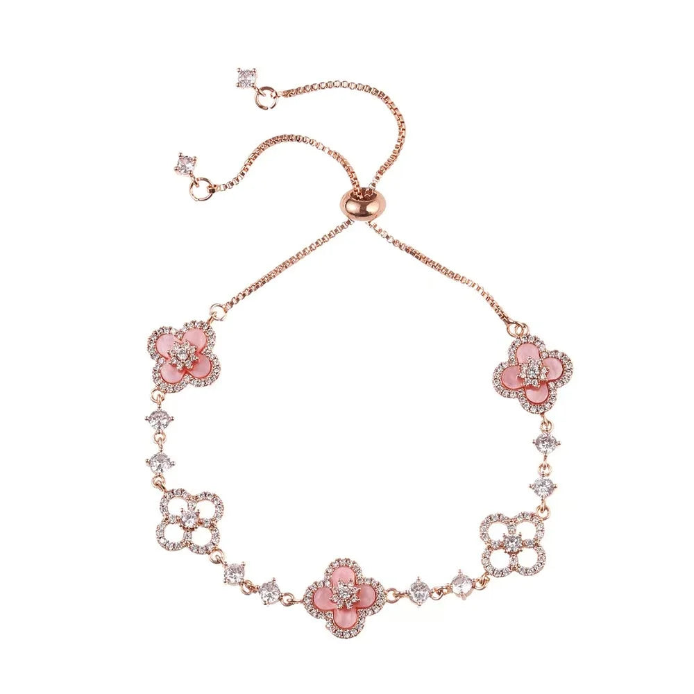 Rosé Fleur Harmony Bracelet