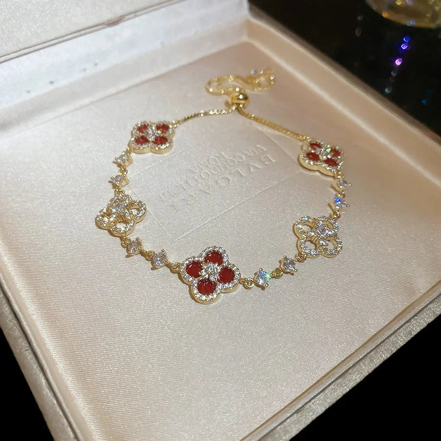 Rosé Fleur Harmony Bracelet